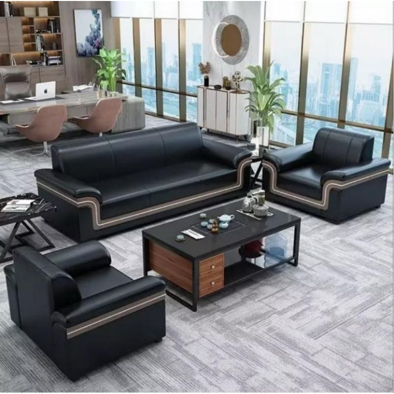 sofa kulit model 311 bahan kulit premium