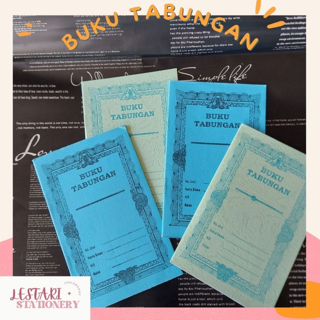 

(1pcs) Buku Tabungan | Buku Tabungan Sekolah Kecil | Lestari Stationery