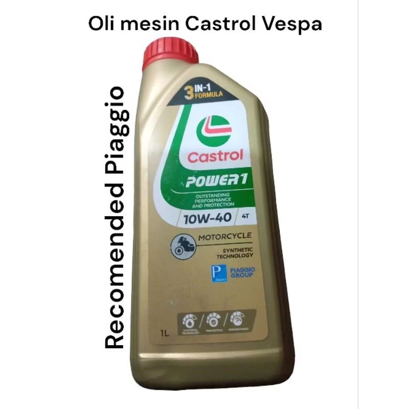 Oli Mesin Piaggio Vespa Castrol 10-40W