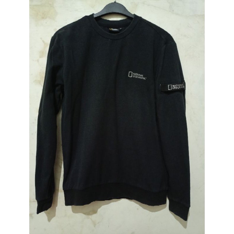 Crewneck Natgeo Patch Reflektif Menyala