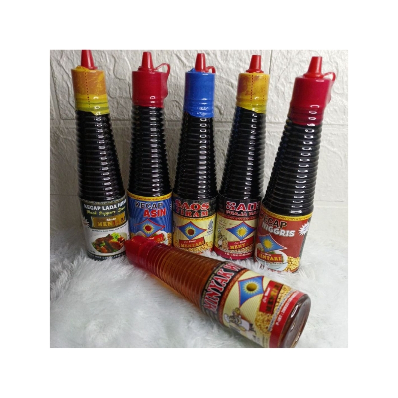 

Paket Hemat 6 Botol Minyak dan kecap penyedap masakan