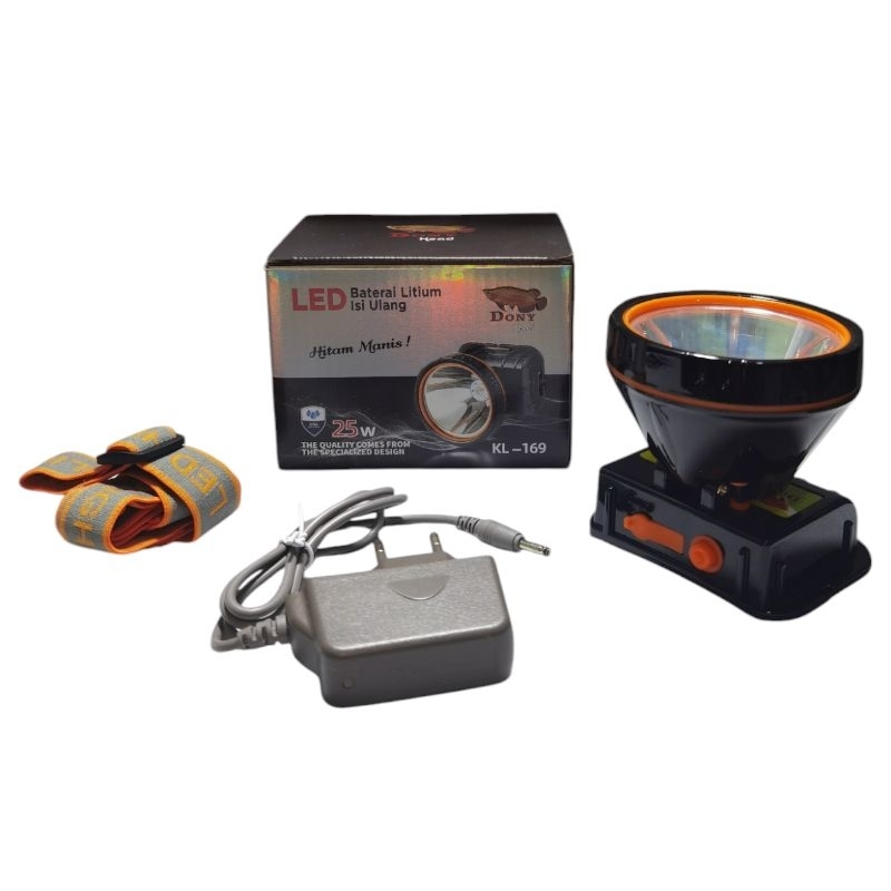 Senter Kepala Dony 25W KL-169 Original 100 % ll Senter Kepala Dony 25W IPX6 The Best Quality ll Sent