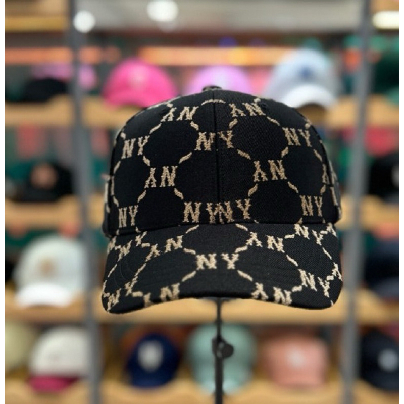 MLB Diamond Monogram Jacquard Structure Ball Cap