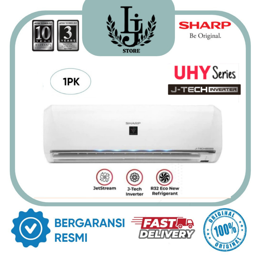 AC Sharp Inverter Plasma AHXP6BMY/AHXP10BMY -1/2PK/1PK AC Inverter Plasma Sharp