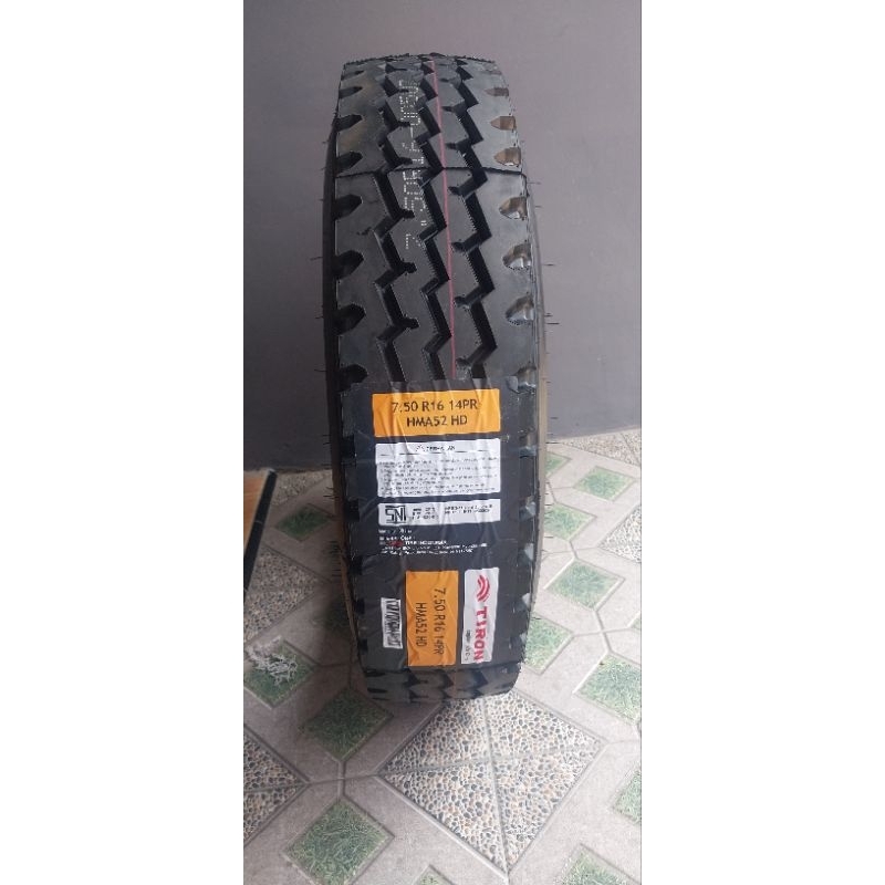 BAN TRUK TIRON RADIAL 7.50 R16 ( KAWAT )
