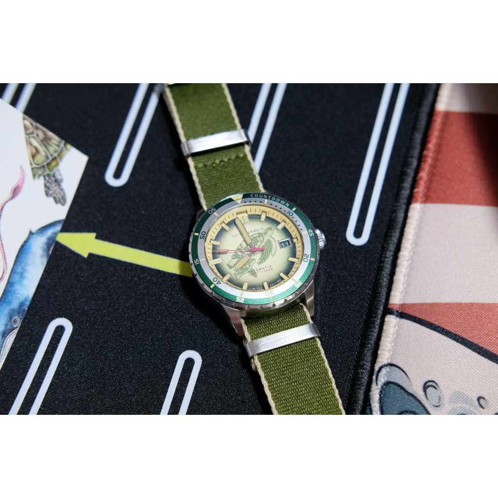 Jam Tangan Pria Spinnaker Hass SP-5099-22 Diving Watch Stainless Steel