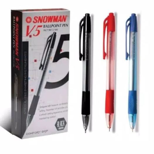 

KODE F97D PULPEN PEN SNOWMAN V5 LUSIN 12 PCS