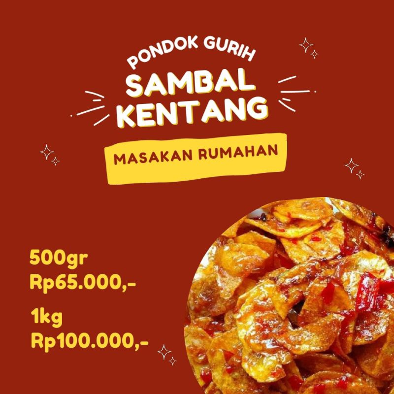 

[MURMER]SAMBAL KERING KENTANG KERIUKK ENAK