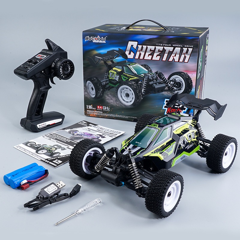 Angkerz Mobil Remote RC Buggy RC Truggy Off-Road 4WD 1:16 SUCHIYU Full Proportional Brushed Motor