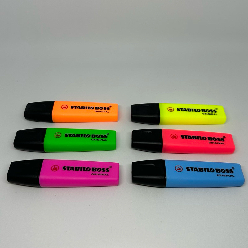 

Stabilo Highlighter BOSS Oren Hijau Pink Kuning Biru Ungu
