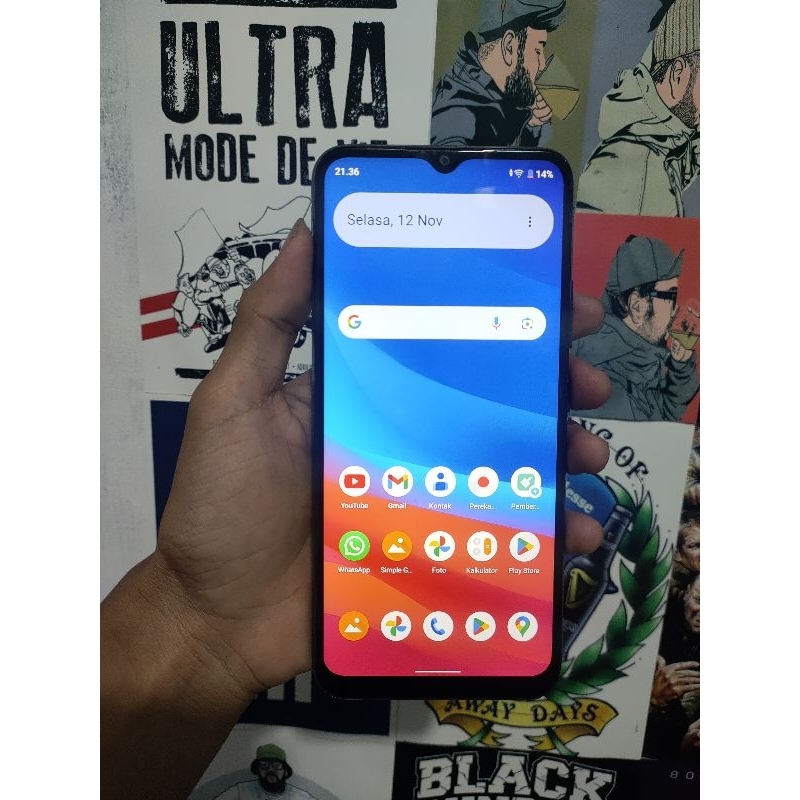 Realme c21y second 3/32gb