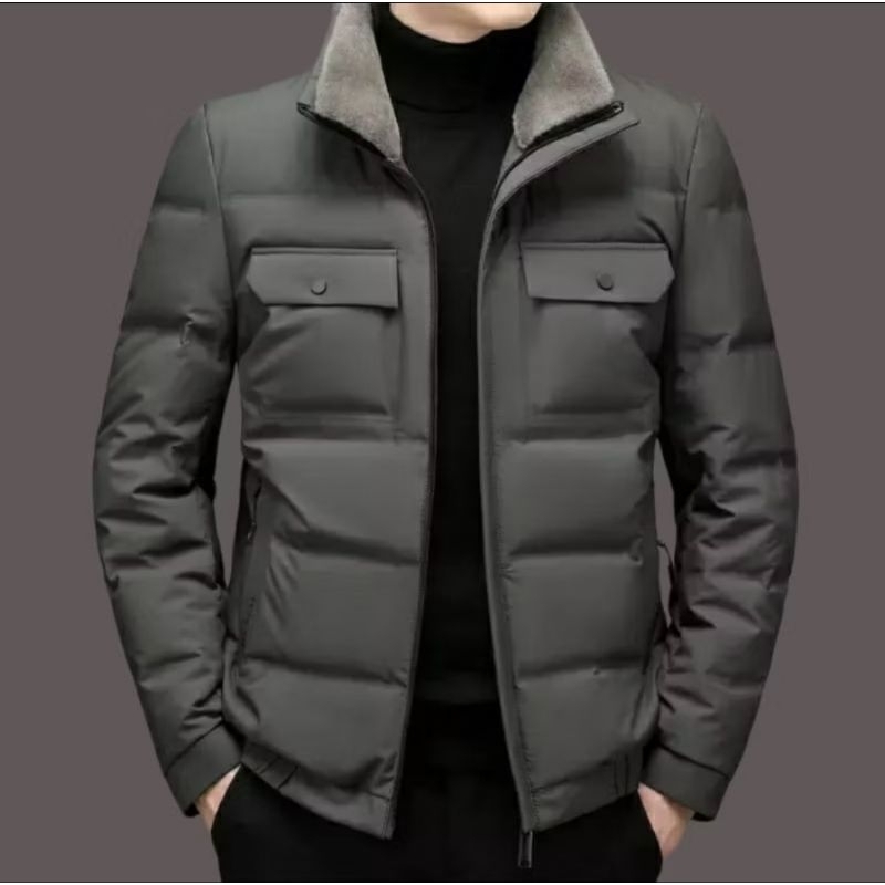 JAKET WINTER KEMEJA KERAH BULU MUSIM DINGIN PREMIUM OUTDOOR/JAKET WINTER PRIA KOREA/JAKET WINTER TEB