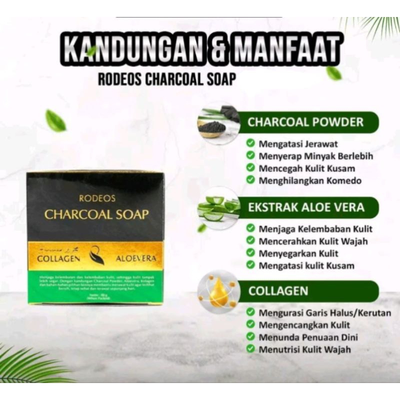 Sabun Rodeos Charcoal Soap