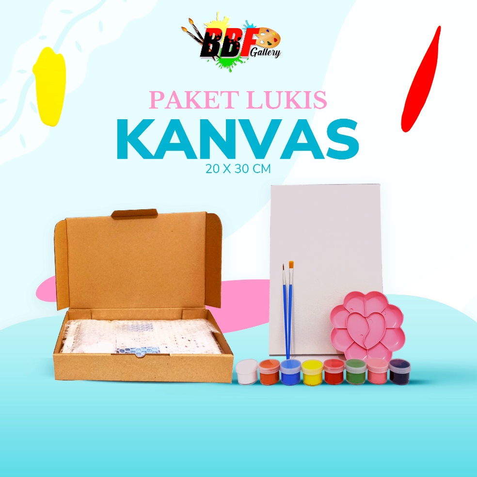 

Lagi Dicari Paket Lukis Kanvas 2X3 Lengkap Dengan Cat Akrilik Palet Kuas Canvas Painting Set Alat Melukis Stationery Kurikulum Sekolah Seni Lukis