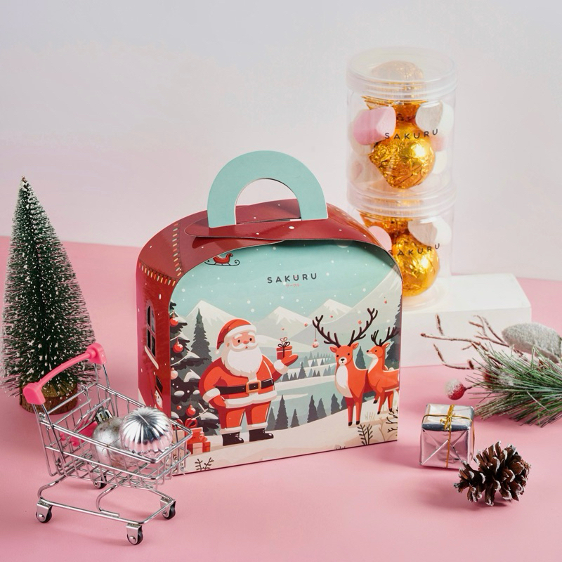 

[SAKURUJKT] (NEW!) Santa's Gift Box (Ready Stock / Cocoa Bombs / Hot Chocolate / Christmas Hampers / Hampers Natal)