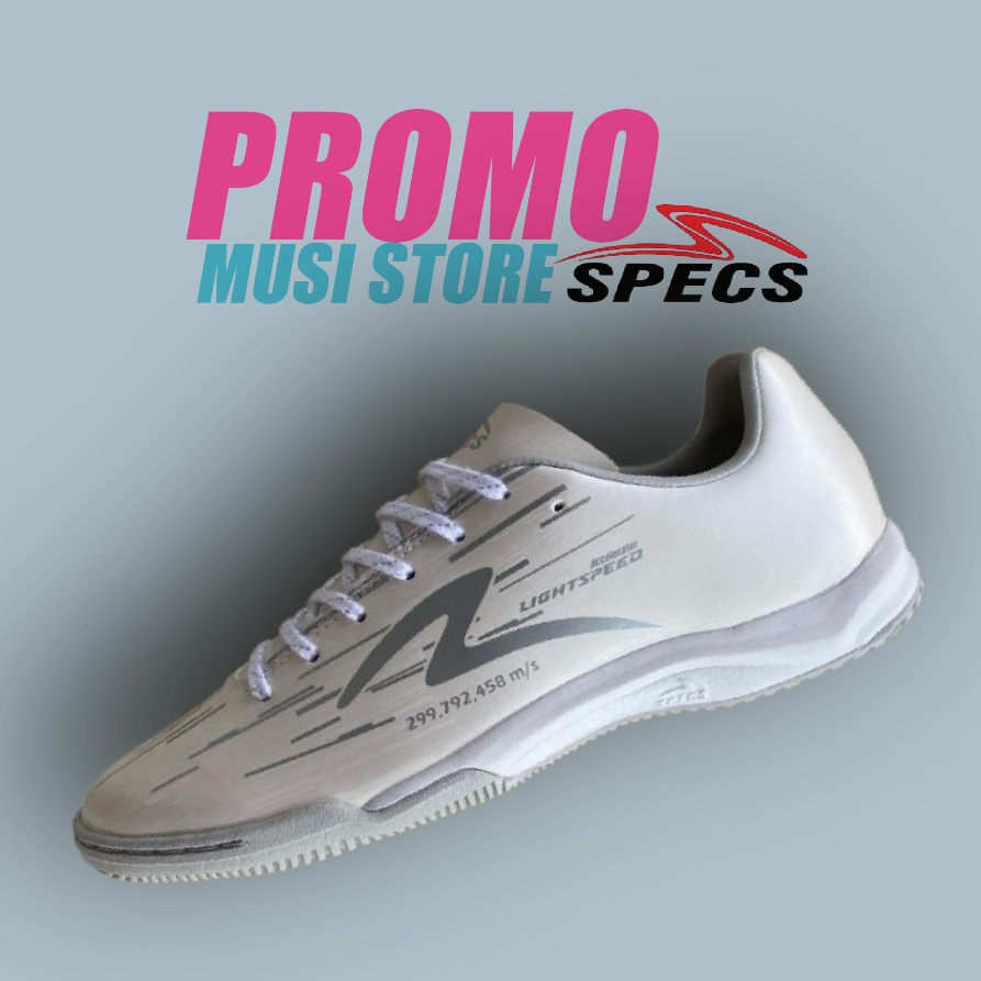 Sekarang Keren  Sepatu futsal Specs Lightspeed reborn IN Iluminate Pack White Premium Quality