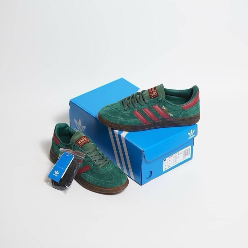 Adidas Spezial Green Red Burgundy