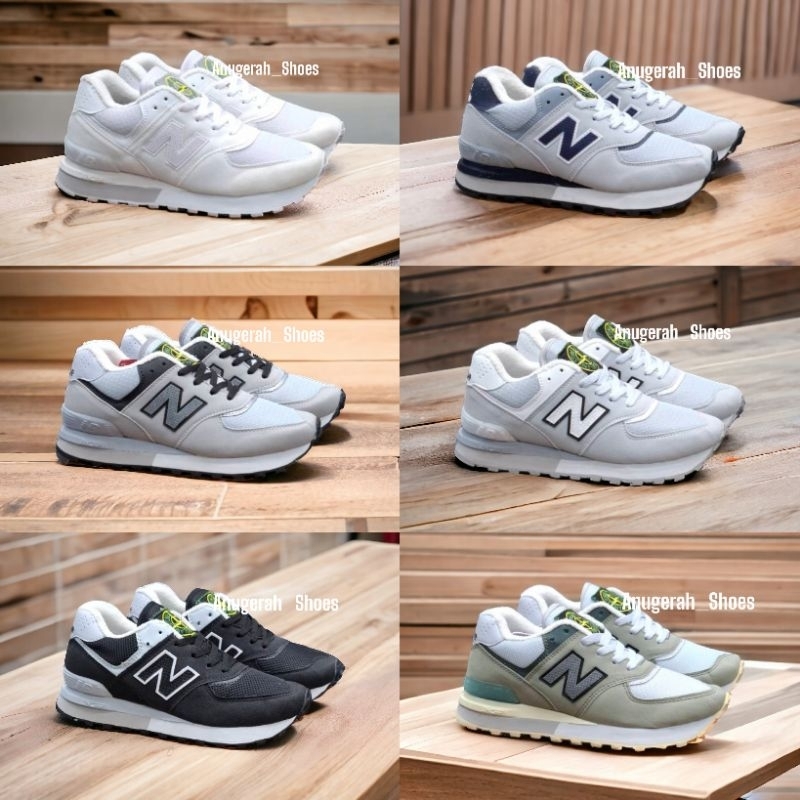 Sepatu Pria New Balance SI 574 Abu Hitam