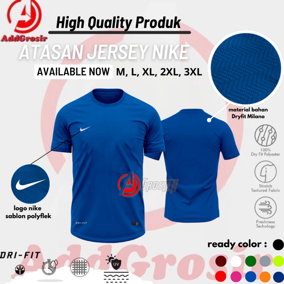 ART V4T9 Kaos Jersey Polos Kaos Futsal Badminton Running Jersey Olahraga Size MLXLXXLXXXL JUMBO