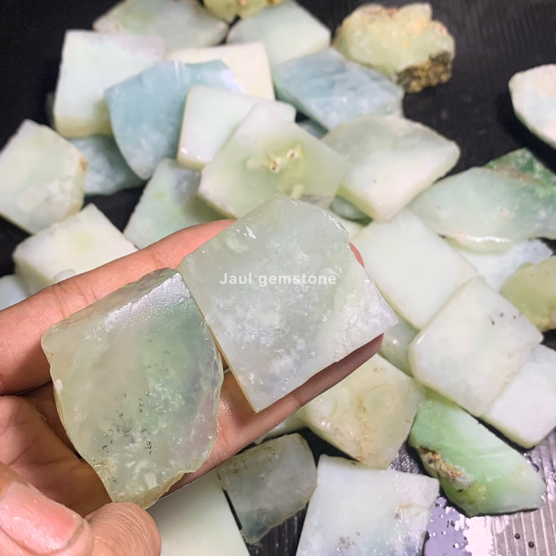 Batu giok hijau sulawesi natural100%