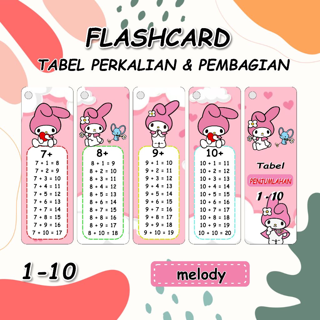 

Flash Card Matematika melody perkalian pembagian penjumlahan pengurangan 1 - 10 matematika - Flash Card Matematika