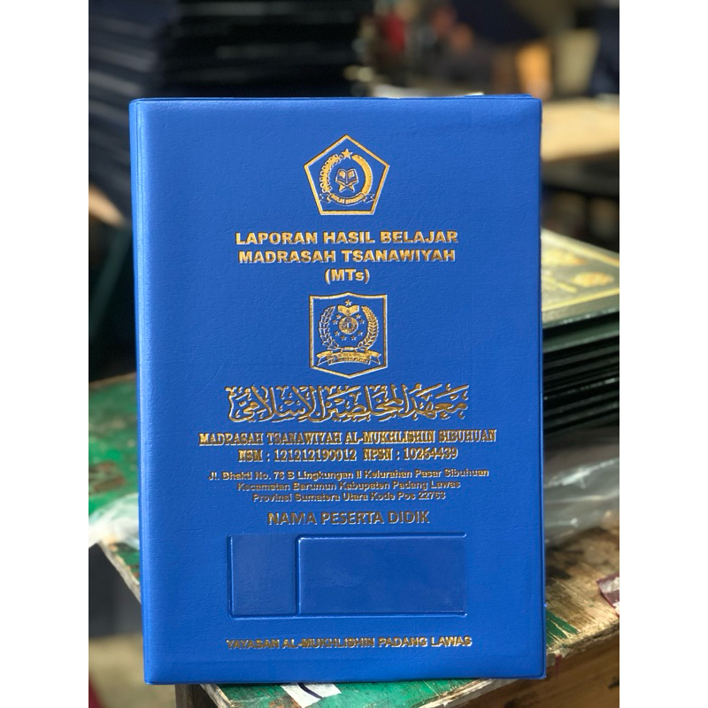

Sampul Raport K13 isi 4 lembar