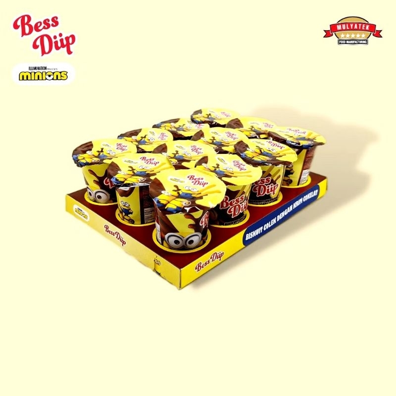 

Bess Diip Minions Mini Choco Snack (12Pcks X 8Gr)