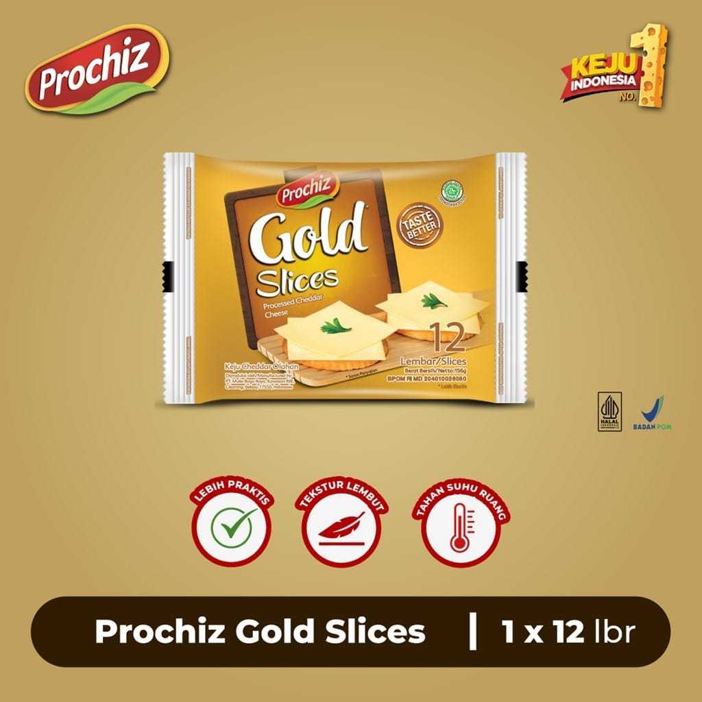 

PROCHIZ Gold Keju Slice 12