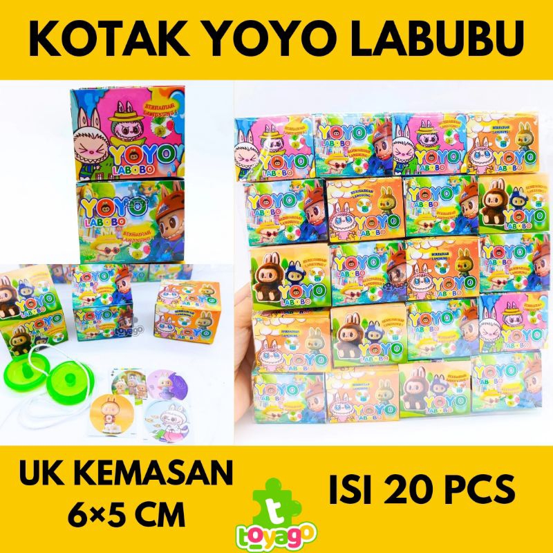 

MAINAN KOTAK YOYO LABUBU ISI 20 PCS GROSIR MURAH (KOTAK YOYO @20 Toyago toys)