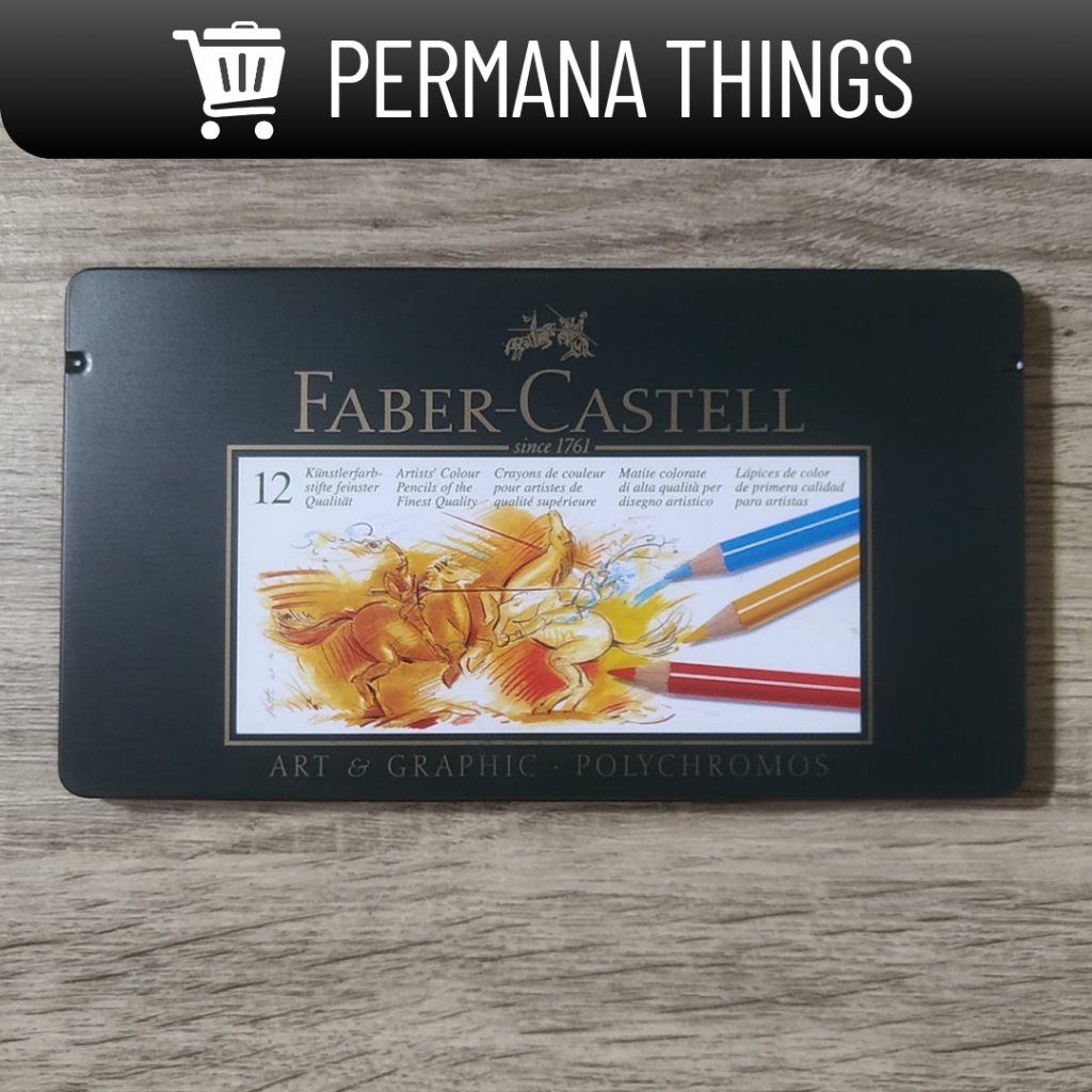 

Faber-Castell Polychromos Pencil 12 Tin Second Bekas Preloved