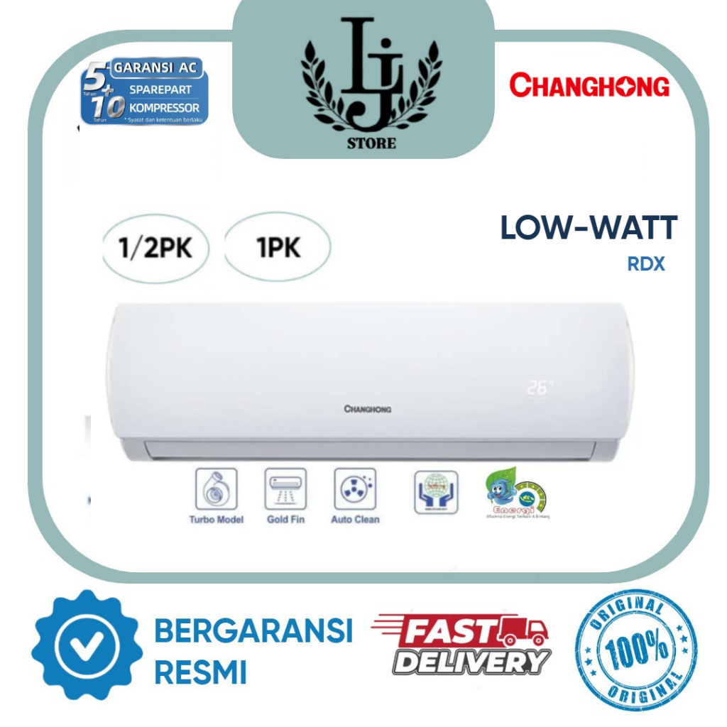 AC Changhong low watt CSC5RDX/ CSC09RDX 1/2PK / 1PK AC Changhong LOWWATT