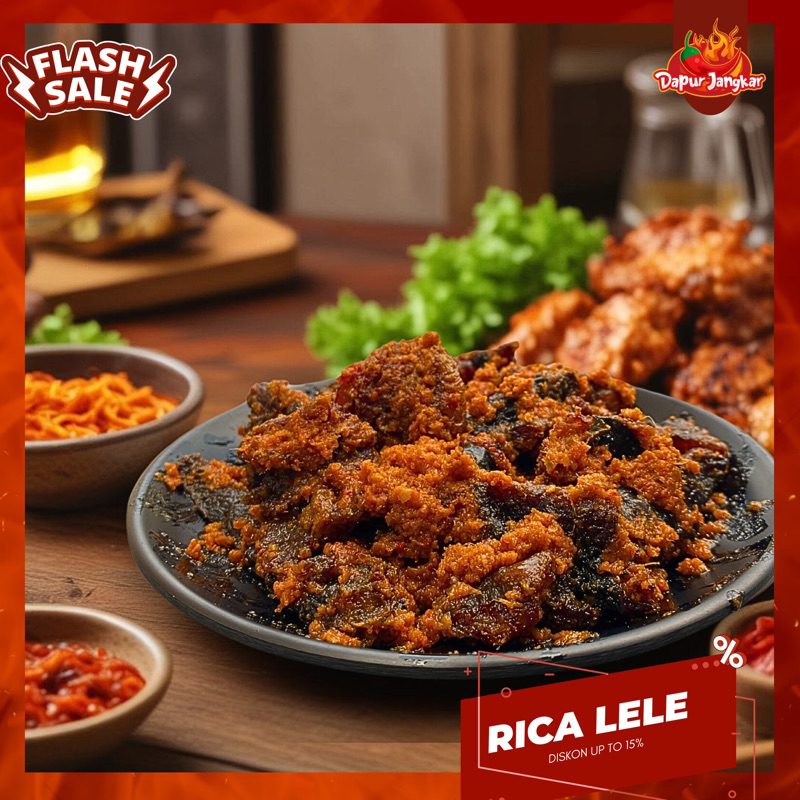 

Lezatoz_Genz Rica Rica Lele Khas Tuban 1 Pcs Bisa Untuk 2-3 Porsi