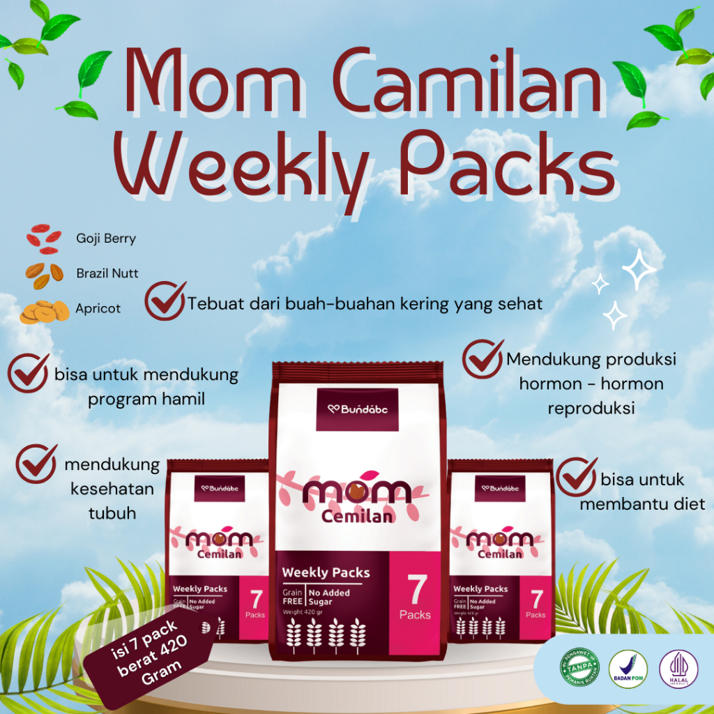 

Camilan Promil Hamil gojibery apricot brazilnutt