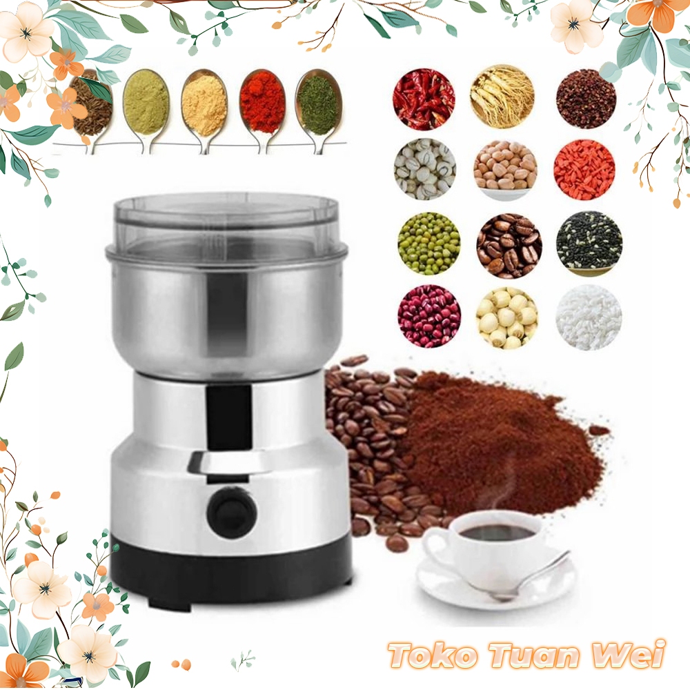 Mesin Giling Kopi Grinder Kopi Elektrik Alat Penggiling Biji Kopi Penghalus
