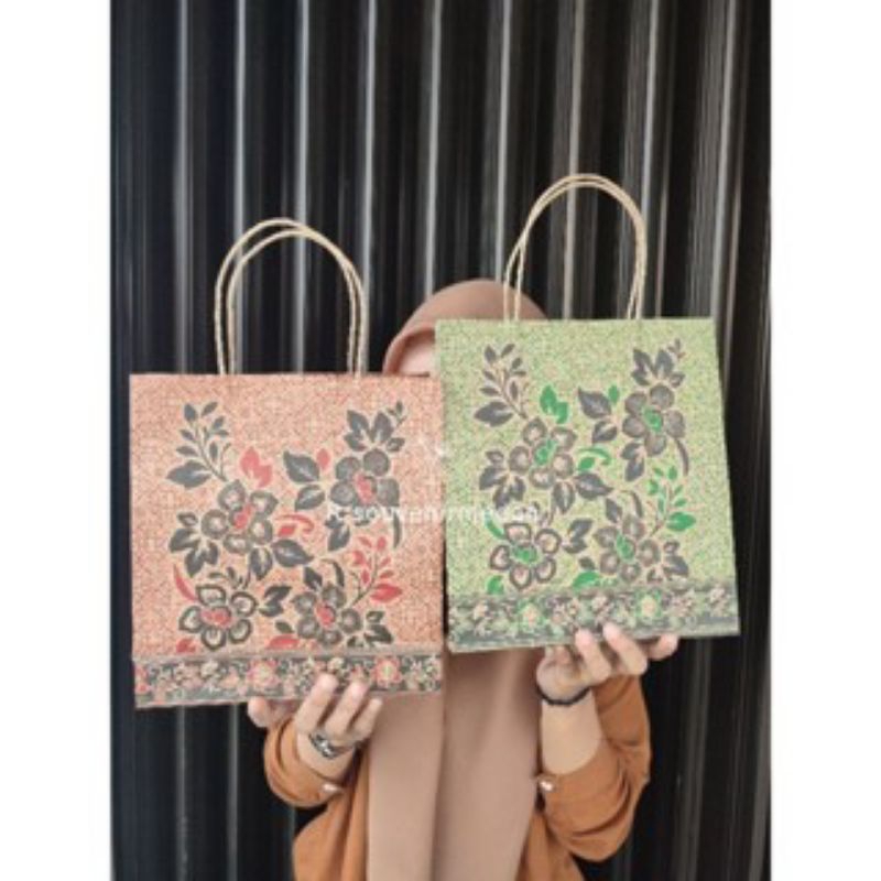 

paper bag batik/paperbag motif batik/tas kado/paperbag
