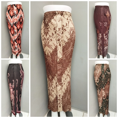 Rok Kondangan Wanita Kekinian Span 25 Motif (Realpict) Rok Batik Plisket Rok Batik Bawahan Kebaya Ro