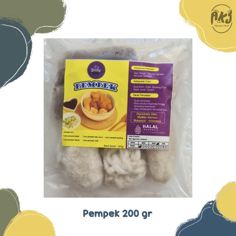 

Pempek Mal Mar Kitchen 200gr