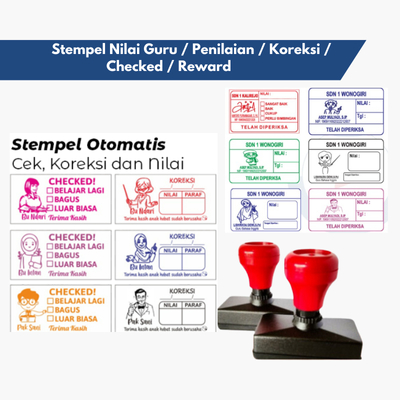 

imarah - Stempel Nilai Guru / Penilaian / Koreksi / Checked / Reward