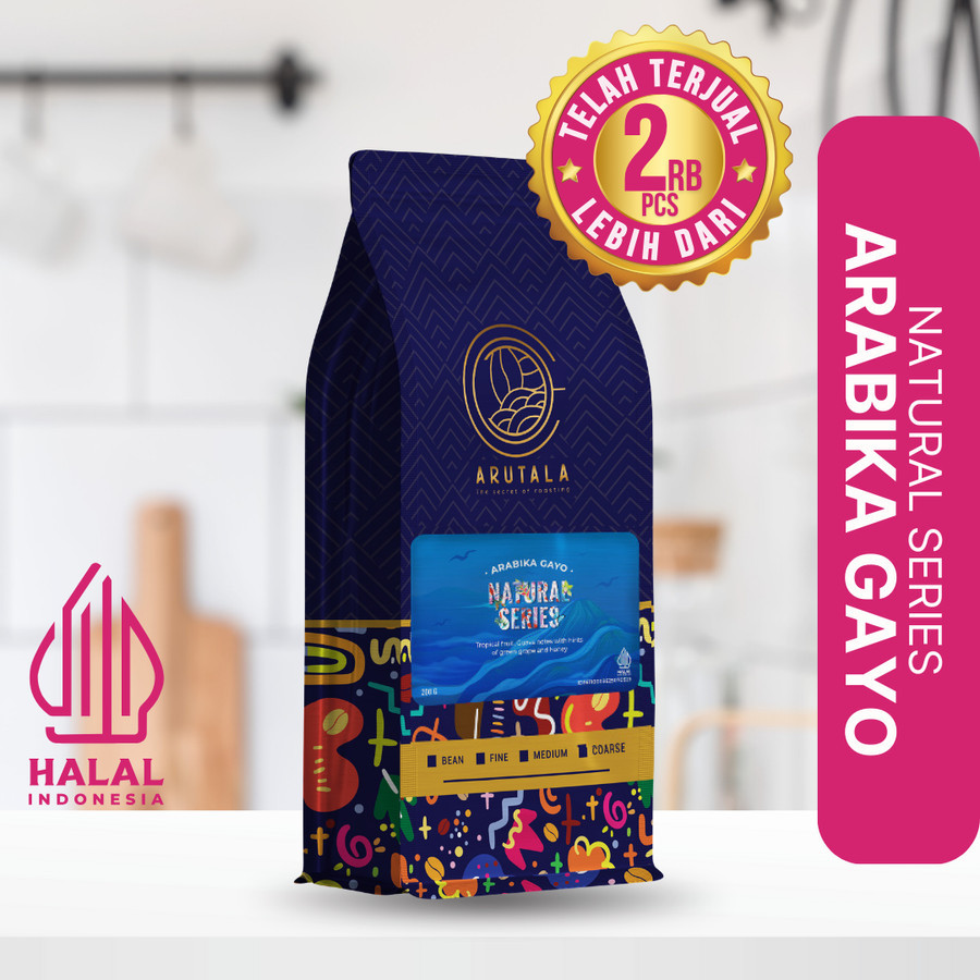 

ARUTALA Natural Series - Arabika Gayo 200 gram