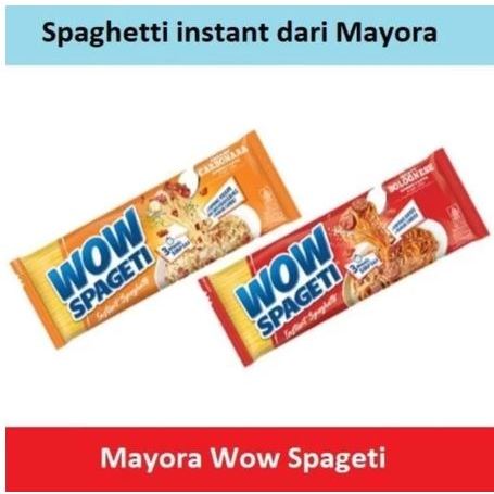 

^ KYRA ^ Wow Spageti Instant Carbonara Bolognese Dengan Bumbu Pasta Mie 3 Menit Siap Saji Spaghetti