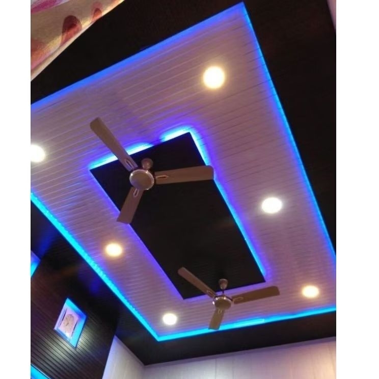Plafond PVC terpasang, Jasa pemasangan Plafond PVC  Murah bebas Pilih Motif Khusus daerah pekanbaruu