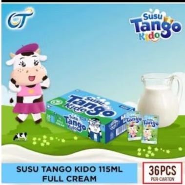 

Minuman Susu Tango Kido 115ml Full Cream Dus