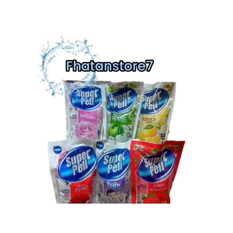 Super Pell Korean Strawberry 770 ml | Pembersih Lantai Super Pell