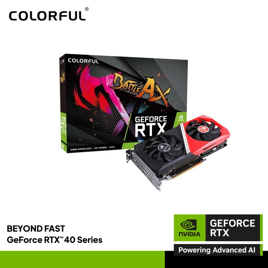 VGA Colorful RTX 3060 NB Duo 12G L-V 12GB DDR6 Nvidia GeForce (LHR)