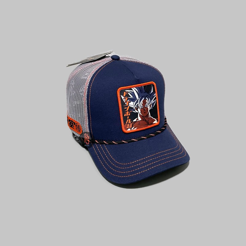 TOPI ORIGINAL CAPSLAB TRUCKER GOKU NAVY GREY