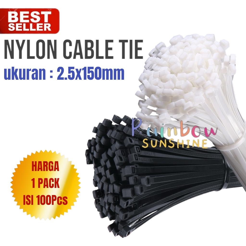 

Kabel Ties 2,5x150mm Cable Tie/Kabel Tie/Cable Ties Pengikat Kabel