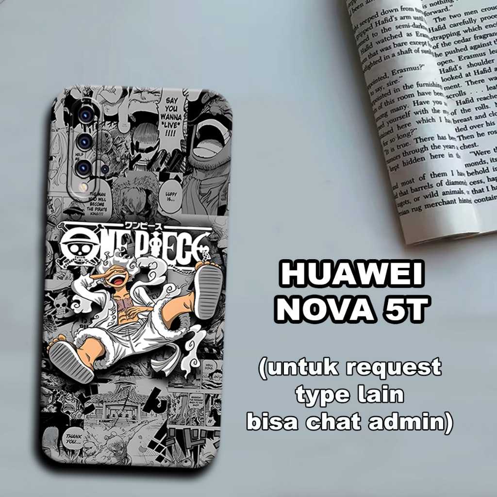 CC3/ Softcase karet lentur untuk huawei nova 5t /Motif karakter anime one piece/case huawei nova 5t/