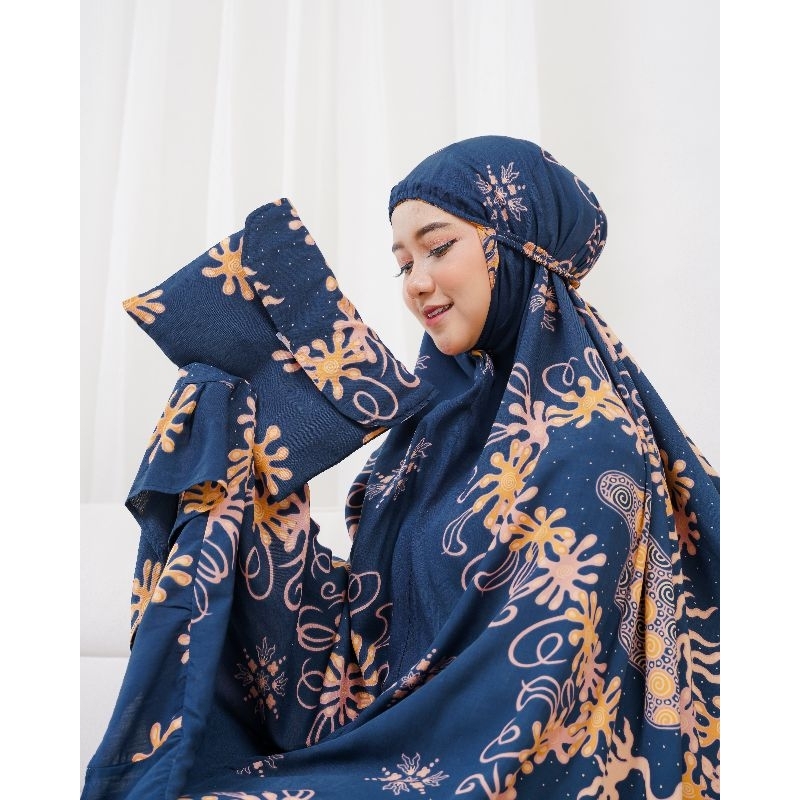 Mukena Dewasa Jumbo Batik Rayon Premium Terbaru Adem