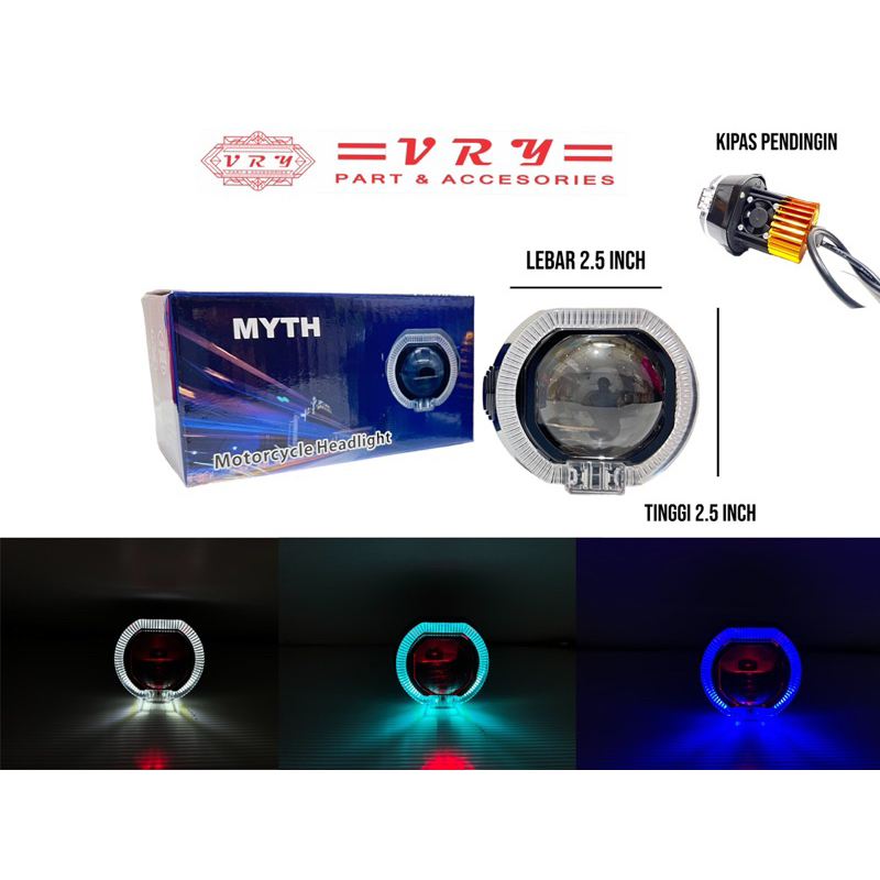 PROJI BILED Matrix 2.5 Inchi Selenoid Shroud Black