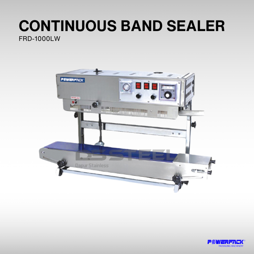 POWERPACK Continous Band Sealer FRD-1000LW / Mesin Sealer Otomatis POWERPACK FRD 1000LW